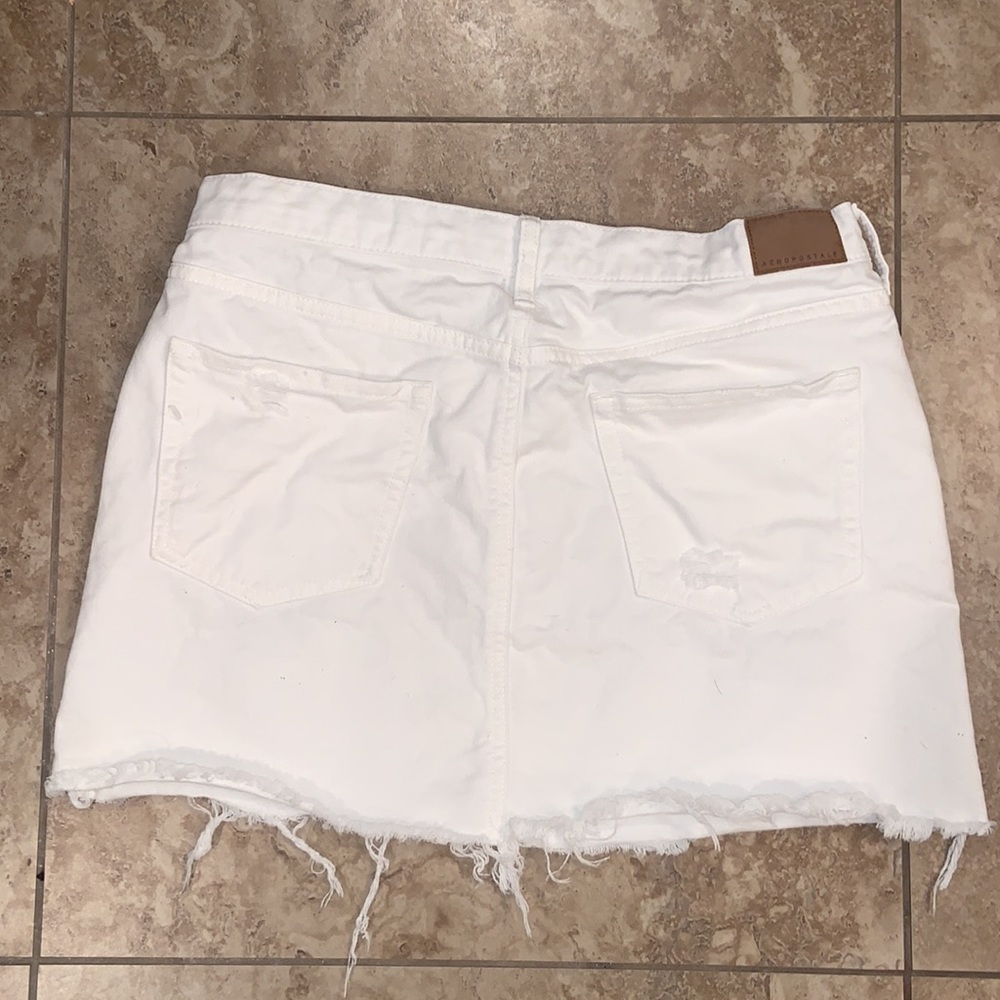 AERO Ripped High Rise Mini Skirt - Picture 2 of 4